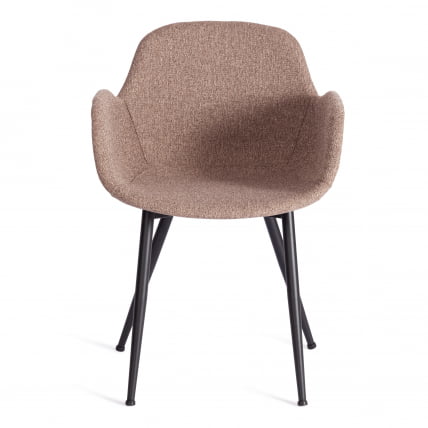 Стул ВАЛЕНТИНО (мод. ПC45-2) металл/экокожа/ткань, 55 х 58 х 81 см, Бровн (коричневый)/черный / VALENTINO (mod. PC45-2) Brown_4