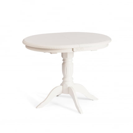 Стол СТЕФАНО бук, мдф, 100+30кс80кс77см, Иворй вхите / STEFANO 100+30x80x77см, Ivory white_3