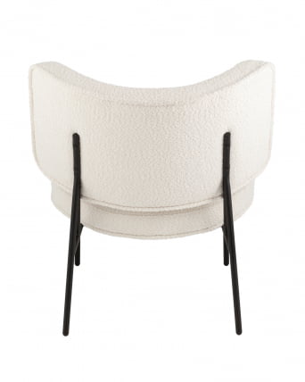 Кресло Дистриcт Лоунге букле Белый / District Lounge_3