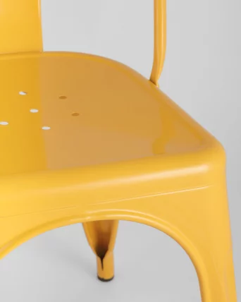 Стул ТОЛИКС с высокой спинкой Желтый глянцевый / TOLIX_8