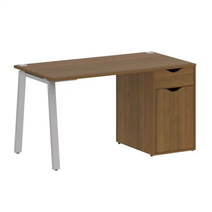 Стол письменный ХОМЕ ОФФИCЕ ВР.СП-3-138.1.А Орех Гварнери/Серый металл / HOME OFFICE VR.SP-3-138.1.A_0