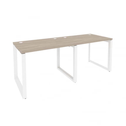 Рабочая станция на О-образном м/к ОНИКС О.МО-РС-2.1.7 Дуб Аттик/Белый / ONIX O.MO-RS-2.1.7_0