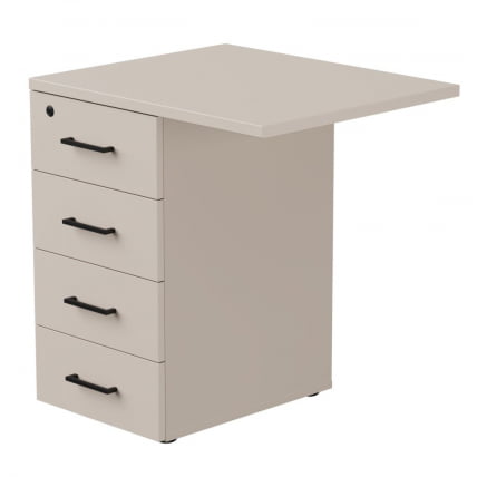 Тумба приставная с топом Еверпроф ЕВО 254Т2203 Кашемир / Everprof EVO_0