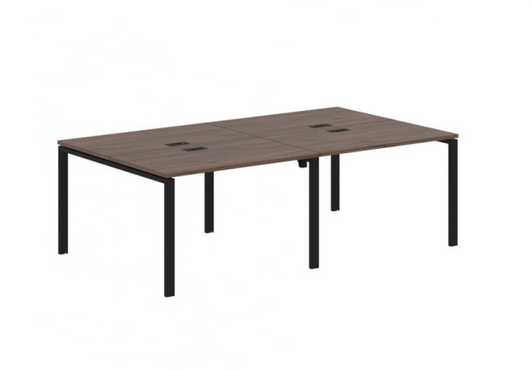 Бенч-система 4-местная ЕДИС ЕУВСТ 2313 Дуб Денвер темный Черный / EDIS EUWST_0