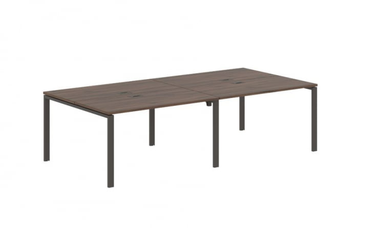 Бенч-система 4-местная ЕДИС ЕУВСТ 2713 Дуб Денвер темный Мокко / EDIS EUWST_0