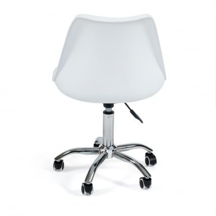 Офисное кресло ТУЛИП (мод.106-1) металл/пластик/ПУ, 58 кс 47 кс 97см, Вхите (белый) / Хроме (хром) / TULIP (mod.106-1) металл/пластик/PU, x x White Chrome_2