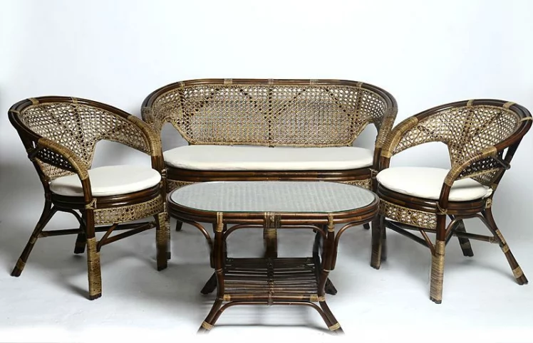 Комплект Пеланги с 2х местным диваном, подушки на молнии Пеланги 02/15-5 мед / Pelangi_0