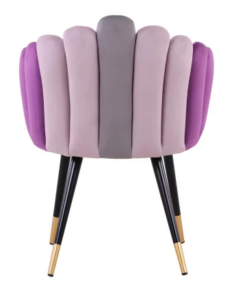 Кресло Камелия велюр Серый_4