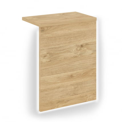 Накладка с подсветкой прямая высокая для О.Р-Ф.МП.В-98 ОНИКС О.Р-НП.В-98.1.С Тиквуд светлый / О.R-F.MP.V-98 ONIX О.R-NP.V-98.1.S_0