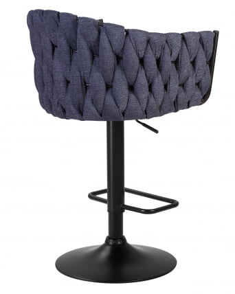 Стул барный ДОБРИН ЛЕОН Синяя ткань ЛАР-275-29 / DOBRIN LEON LAR-275-29_4