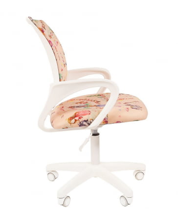 Детское кресло CХАИРМАН ТИН (Кидс) 103 ЛТ (ЛТ) белый пластик Принцессы / CHAIRMAN (Kids) (LT)_2