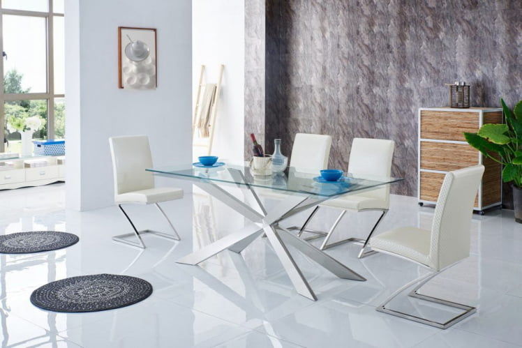 Стол Т088 (160) Серебро / T088_0