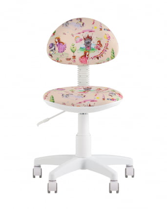 Кресло компьютерное детское УМКА Принсесски пластик белый / Princesski_1
