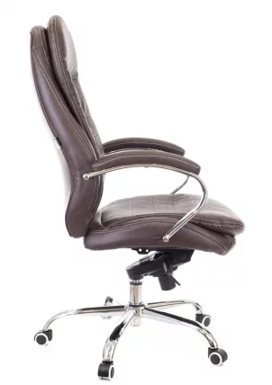 Кресло для руководителя Еверпроф Валенсиа М Экокожа Коричневый / Everprof Valencia M_1