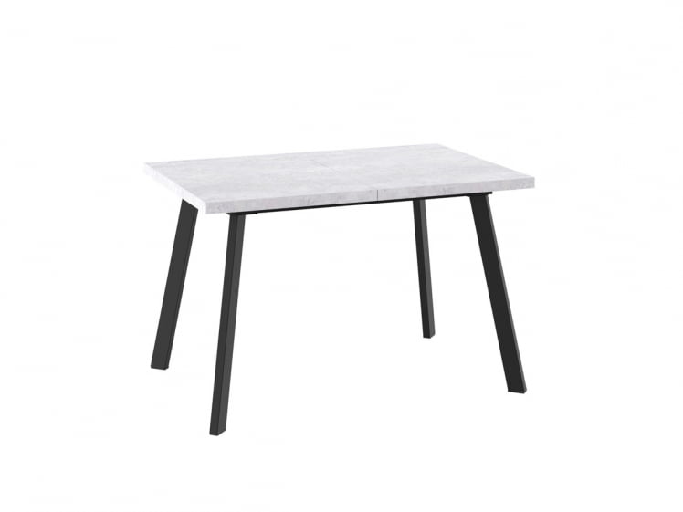 Стол раздвижной БОРГ-120 ЛДСП Серый Сланец, металл Черный / BORG-120_0