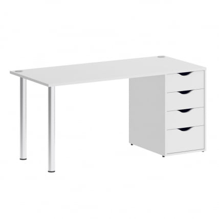 Стол письменный ХОМЕ ОФФИCЕ ВР.СП-3-158.4 Белый Бриллиант / HOME OFFICE VR.SP-3-158.4_0