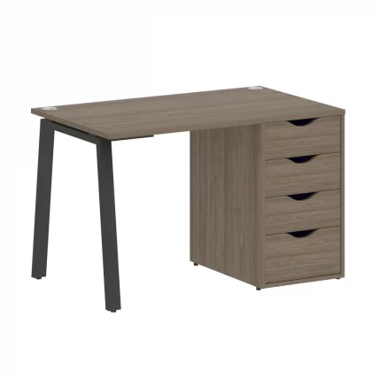 Стол письменный ХОМЕ ОФФИCЕ ВР.СП-3-118.4.А Вяз Благородный/Антрацит металл / HOME OFFICE VR.SP-3-118.4.A_0
