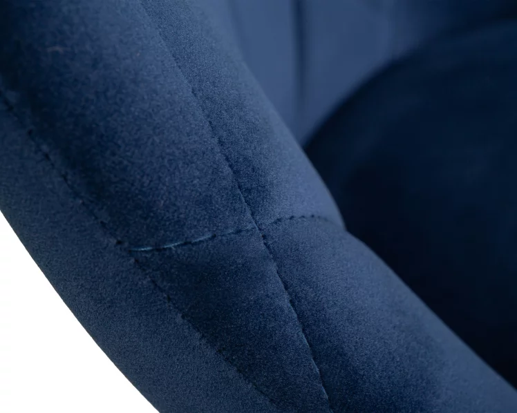 Стул барный ДОБРИН ЛОГАН БЛАCК Синий велюр МДЖ9-117 / DOBRIN LOGAN BLACK MJ9-117_8