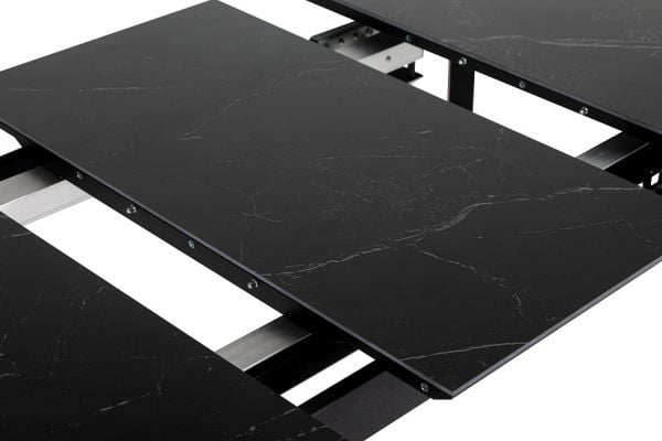 Стол раздвижной Комби Серамиc 120-150 Аутоматиc Натур/Дэрк марбле / Combi Ceramic Automatic Natur/Dark marble_1