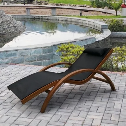 Шезлонг-лежак Мальта АФМ-503 Блаcк / AFM-503 Black_0