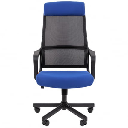 Кресло руководителя Чаирман 590 ткань/сетка Синий / Chairman_2