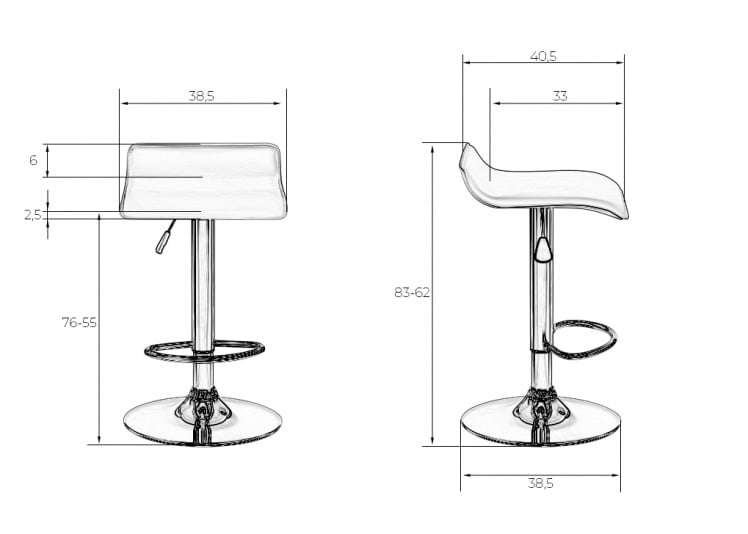 Стул барный ДОБРИН ТОММЙ Коричневый / DOBRIN TOMMY_7