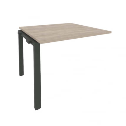 Проходной наборный элемент переговорного стола ОНИКС О.МП-НПРГ-1 Дуб Аттик/Антрацит / ONIX O.MP-NPRG-1_0