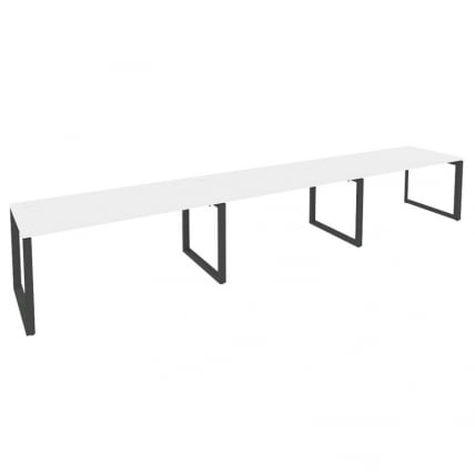 Рабочая станция на О-образном м/к ОНИКС О.МО-РС-3.4.8 Белый Бриллиант/Антрацит / ONIX O.MO-RS-3.4.8_0