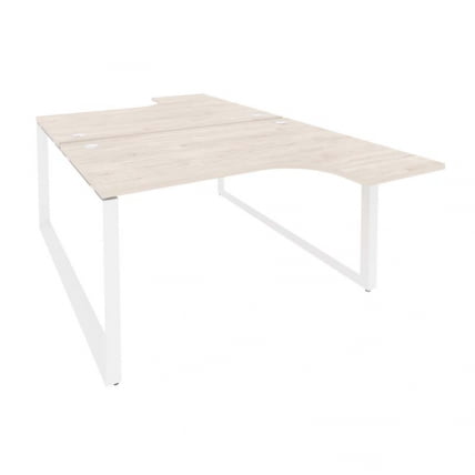 Рабочая станция на О-образном м/к ОНИКС О.МО-Д.СА-3 Денвер Светлый/Белый / ONIX O.MO-D.SA-3_0