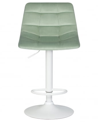 Стул барный ДОБРИН ТАИЛОР ВХИТЕ Пудрово-мятный велюр МДЖ9-87 / DOBRIN TAILOR WHITE MJ9-87_5