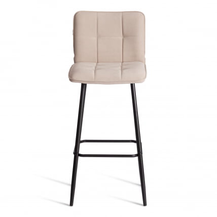 Барный стул Бари/Бари велюр, бежевый, 7, 45х56х110 см / Bari/Бари_4