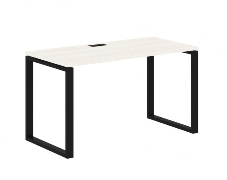 Стол письменный ЕДИС ЕКСТ 1367 Ясень Траун Черный / EDIS EQST_0