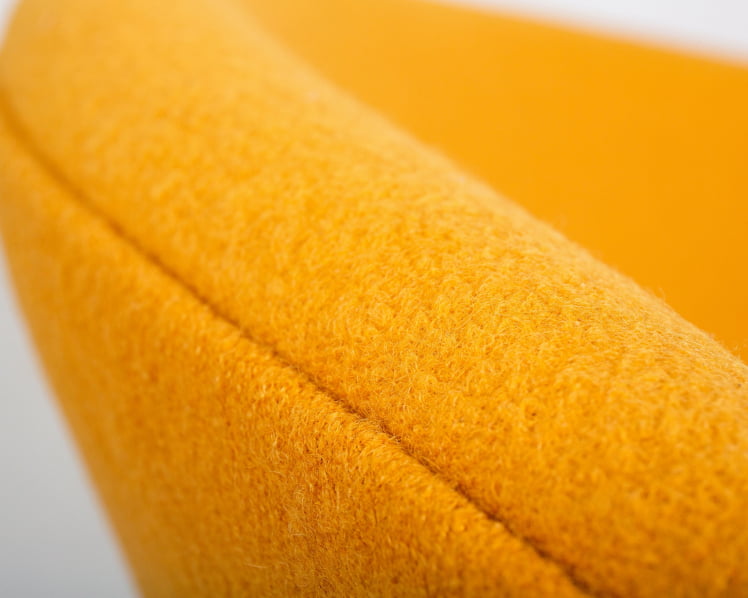 Кресло дизайнерское ДОБРИН ЕМИЛЙ (желтая ткань АФ13, золотое основание) / DOBRIN EMILY AF13,_6