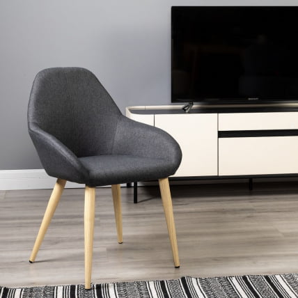 Стул Кент темно-серый/нат.дуб / Kent_10