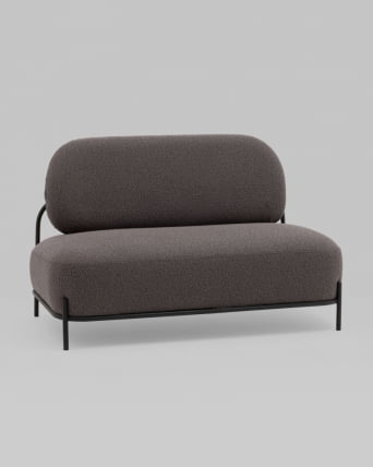 Диван Стоун ткань букле темно-серый_0