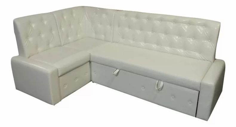 Диван угловой раскладной Зефир Комбинация 1 Остин Уайт_0