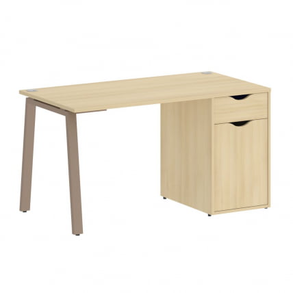 Стол письменный ХОМЕ ОФФИCЕ ВР.СП-3-138.1.А Акация Лорка/Мокко металл / HOME OFFICE VR.SP-3-138.1.A_0