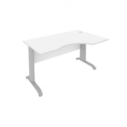 Стол криволинейный правый Рива ПЛ.СА-2 Пр Белый / Riva_0