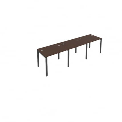 Рабочая станция на 3 раб.места Метал Сйстем Б.СМ-3.1 Венге/Антрацит / Metal System_0