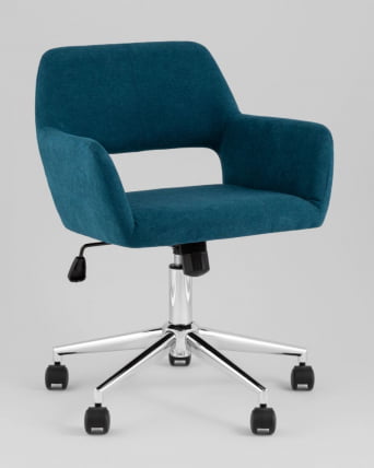 Стул офисный РОСС рогожка синий / ROSS_0