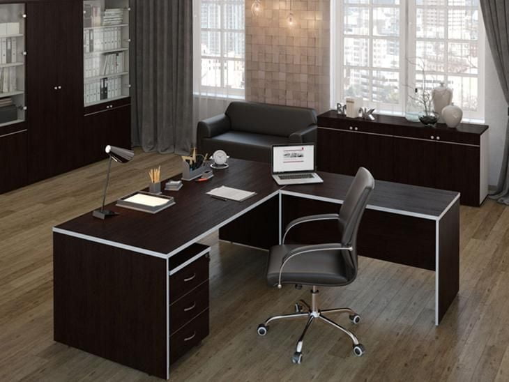 Стол письменный СВФ27410401 Темный дуб / SWF27410401_3