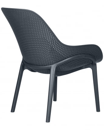 Кресло ДОБРИН ЛОНЗО (антрацит (ГР-12) с УФ-защитой) 4 шт / DOBRIN LONZO (GR-12)_4