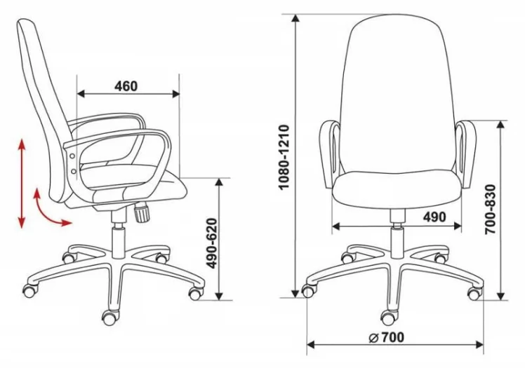 Кресло руководителя Бюрократ CХ-808АКССН/ГРЕЕН / CH-808AXSN/GREEN_1