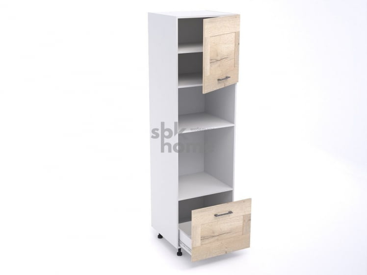 Пенал П-1, Дублин (600*570*2166) Дуб галифакс белый, 21669_1