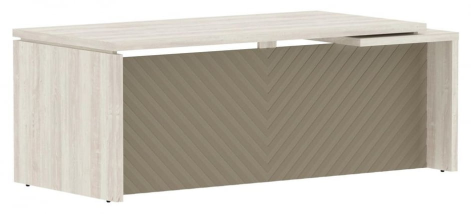 Стол руководителя левый Торр ЛУКС ТЛCТ 209 Л Сосна Эдмонд Капучино / Torr LUX TLCT L_0