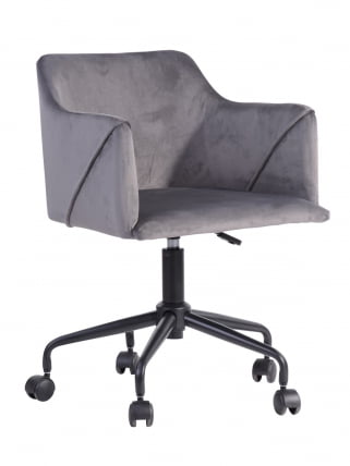 Стул офисный ДЖамал велюр Серый / Jamal_1