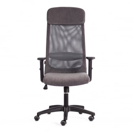 Кресло офисное ПРОФИТ ПЛТ флок/ткань, серый, 29/В-12 / PROFIT PLT 29/W-12_4