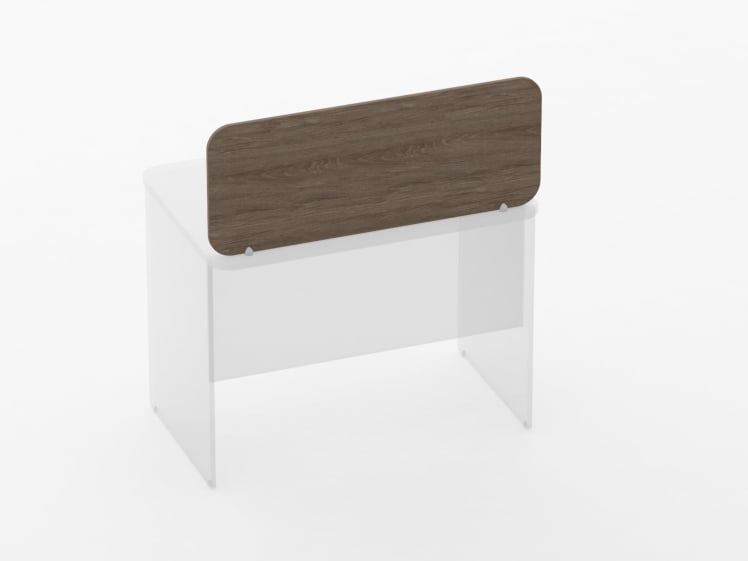 Экран разделительный прямой Глассй 5.14.10 Дуб Верцаска / Glassy_1