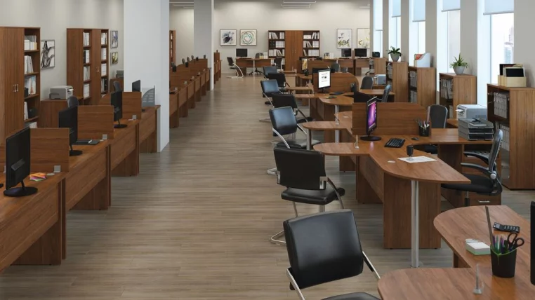 Стол эргономичный правый ТРД29625303 Орех / TRD29625303_1