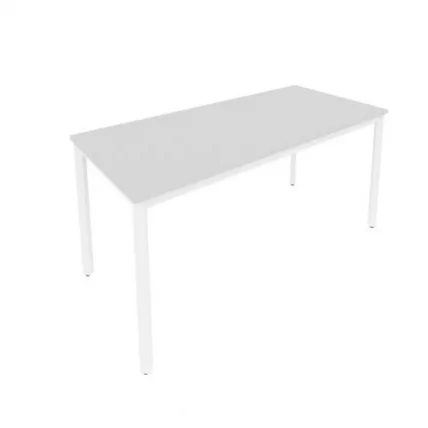 Стол письменный на металлокаркасе СЛИМ СЙСТЕМ С.СП-6 Серый-Белый / SLIM SYSTEM_0